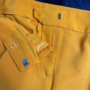 Woman's orange/yellow trousers brand new with tags size 5